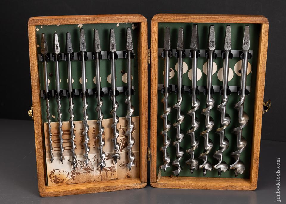 Complete Set of IRWIN Auger Bits in Original Box - 95688