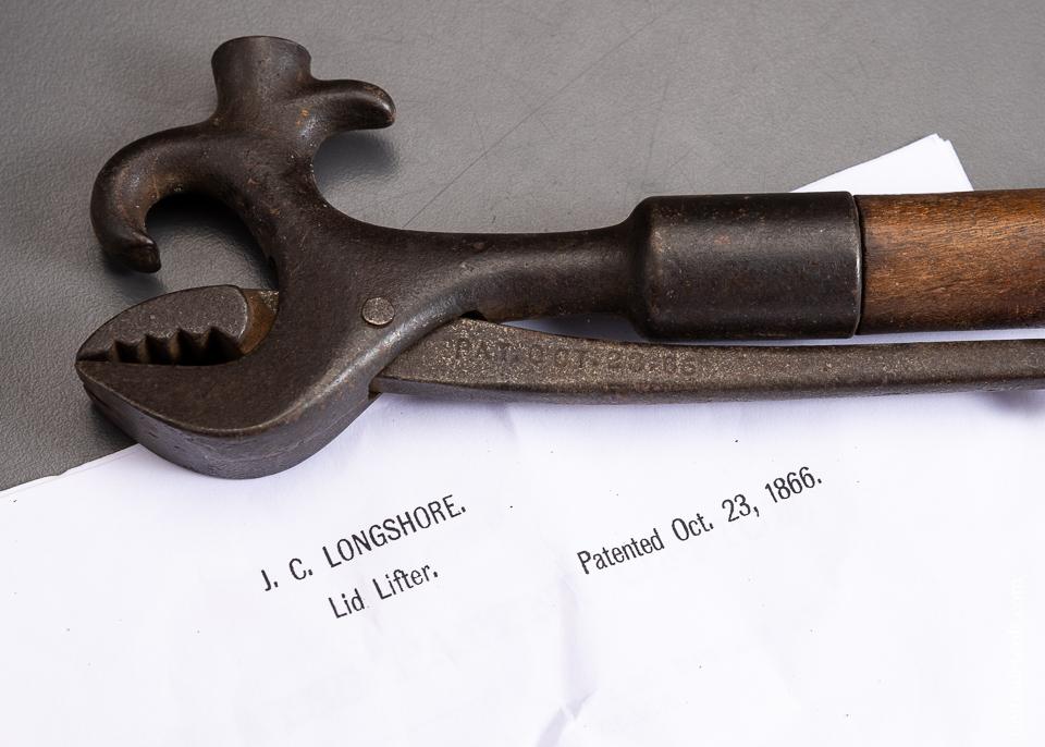 Rare Patented Hammer LONGSHORE PATENT OCT. 23, 1866 - 95701