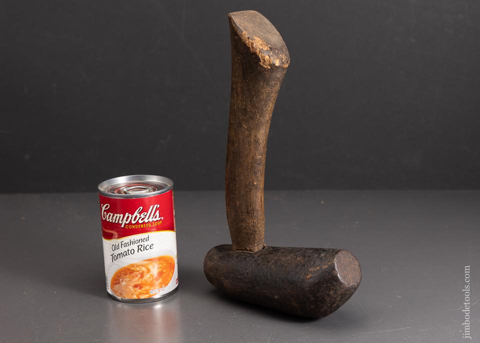 Massive 6 pound Filemaker's Dog Head Stitching Hammer