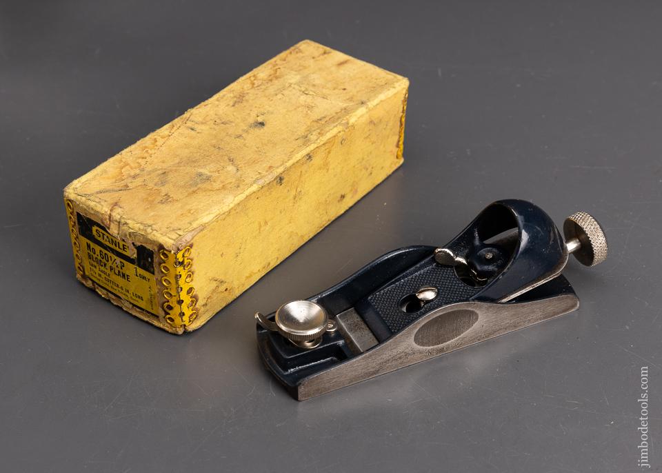 Clean STANLEY No. 60 1/2 Low Angle Block Plane Original Box - 95718