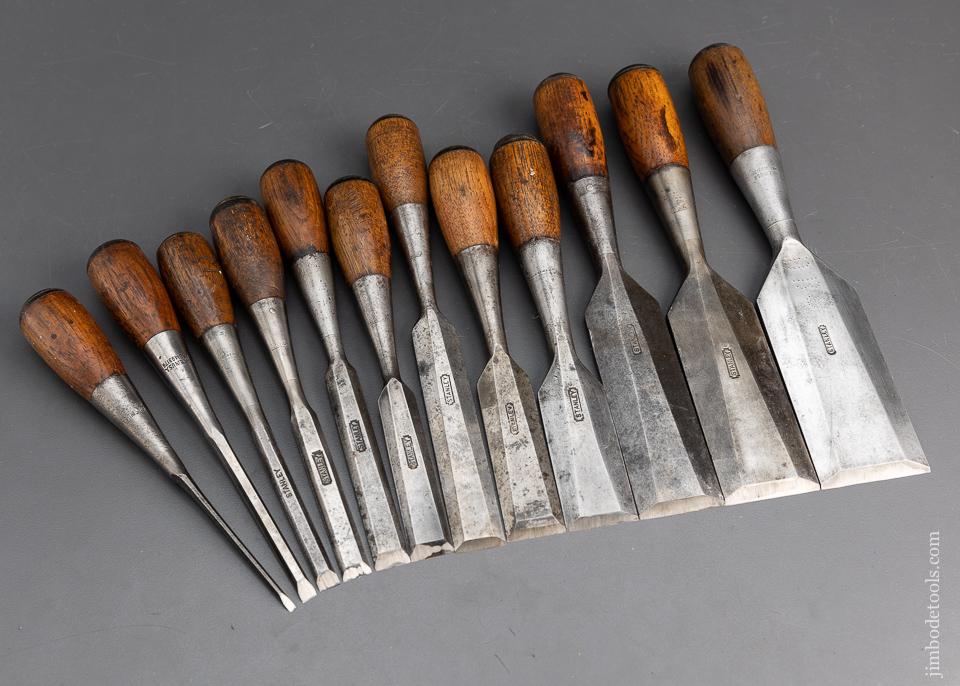 Set of 11 STANLEY EVERLASTING Chisels - 95780