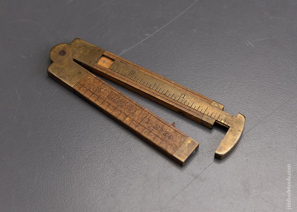 STANLEY No. 36 Caliper Rule 6 Inch Good+ - 95736