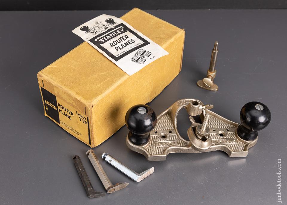 STANLEY No. 71 Router Plane Mint in Box - 95791