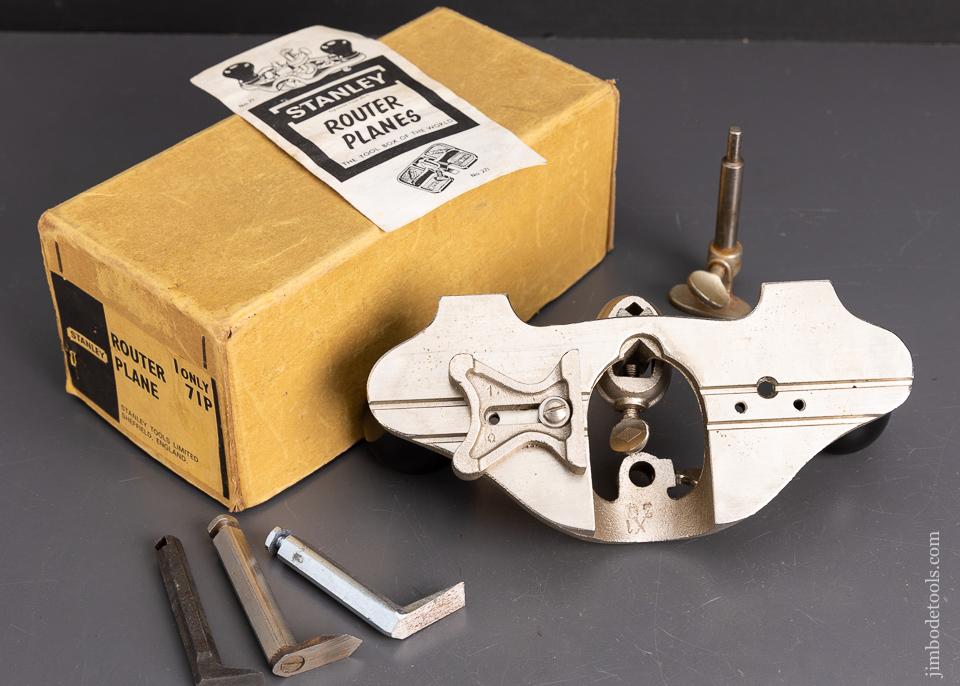 STANLEY No. 71 Router Plane Mint in Box - 95791