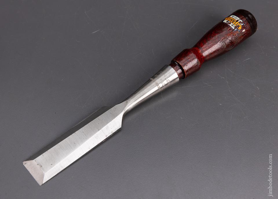 STANLEY NO. 750 Chisel 1 x 9 1/2 inches Mint with Decal - 95794