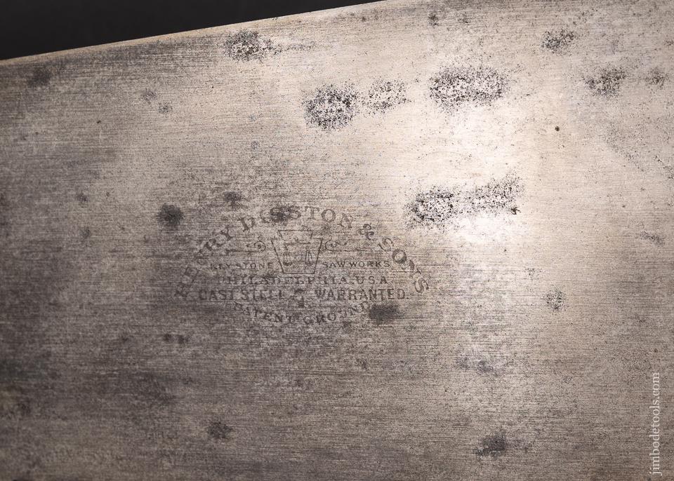 Awesome DISSTON No. 7 Rip Handsaw with Nib - 95810