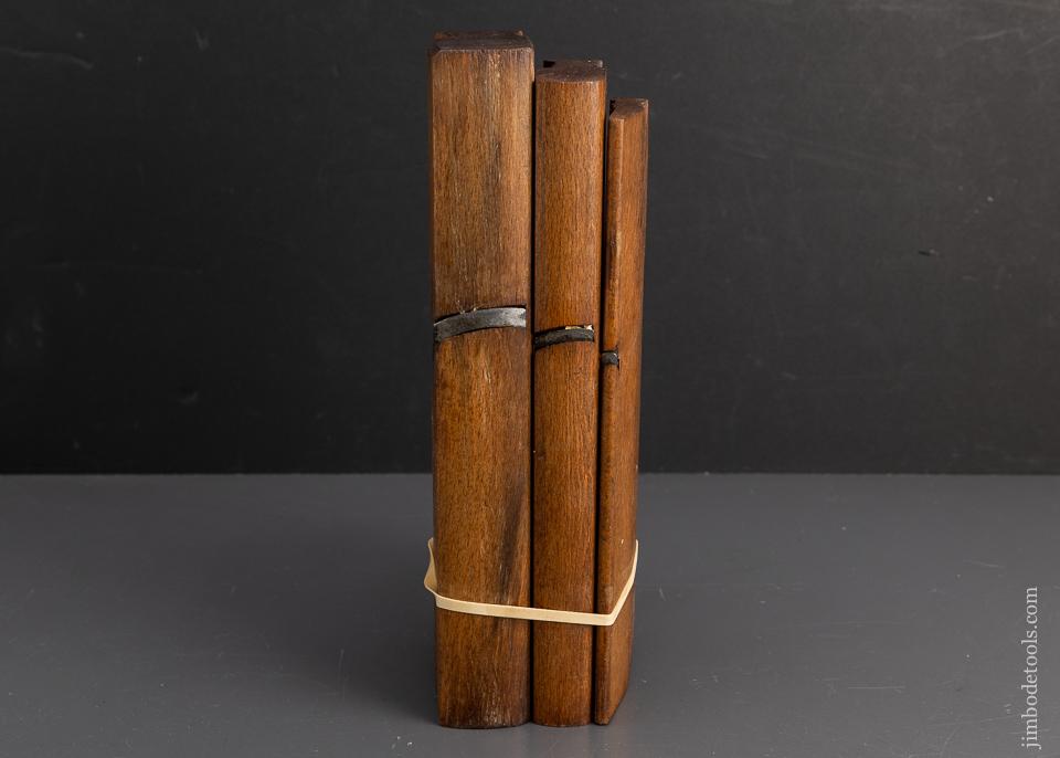 Near Mint Set of 3 Dutch Round Planes 1 1/2”, 1” and 1/4 inch Sizes - 95833