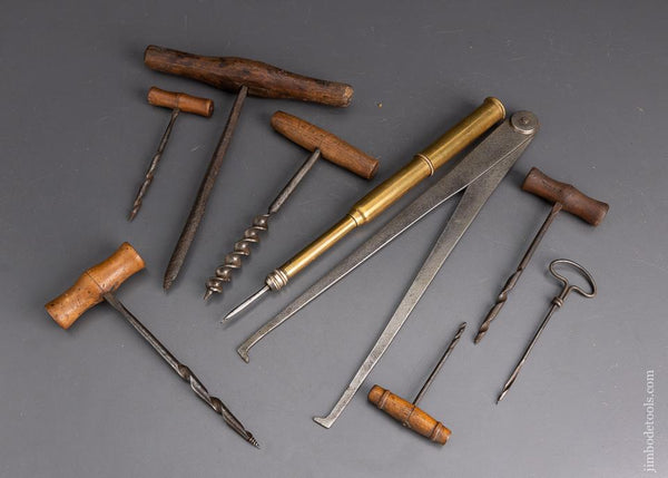 Job Lot of 9 Good Antique Tools - 95857