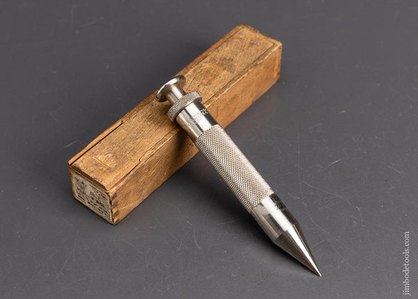 STARRETT No. 87 Mercury Filled Plumb Bob Mint in Box - 95867