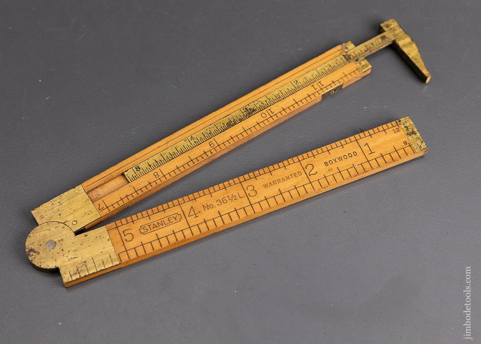 Fine STANLEY No. 36 1/2L Boxwood Caliper Rule - 95885