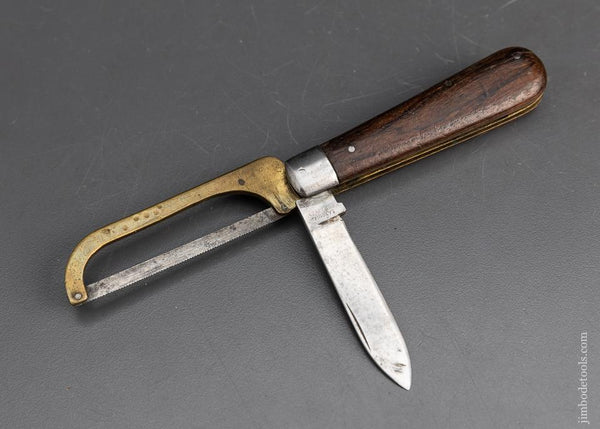 SAXONIA Folding Knife with Fine Hack Saw! - 95902