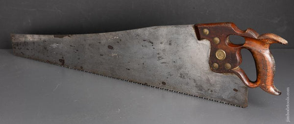 Giant Extra Fine DISSTON No. D-8 Thumbhole Rip Hand Saw - 95903