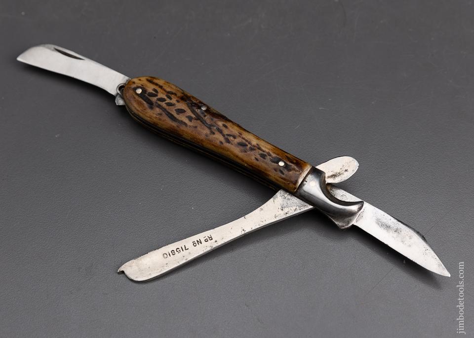 Rare WADE & BUTCHER Combination Tool Folding Knife & Pruning Tool - 95907