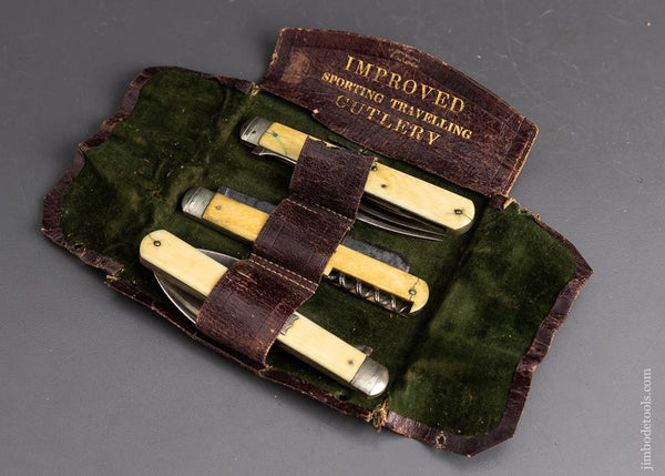 HUTTON Antique Hobo Folding Cutlery Set - 95908