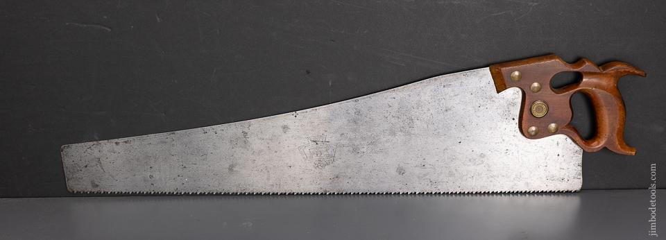 Really Fine DISSTON D-8 Thumbhole Rip Hand Saw - 95935