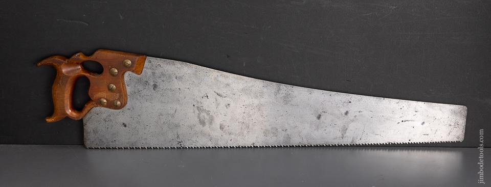 Really Fine DISSTON D-8 Thumbhole Rip Hand Saw - 95935