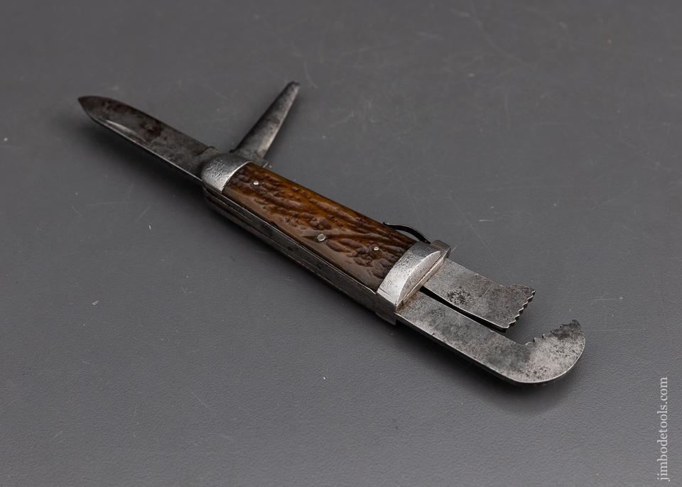 Fine CATTARAUGUS Combination Tool Wrench Knife - EXCELSIOR 95942