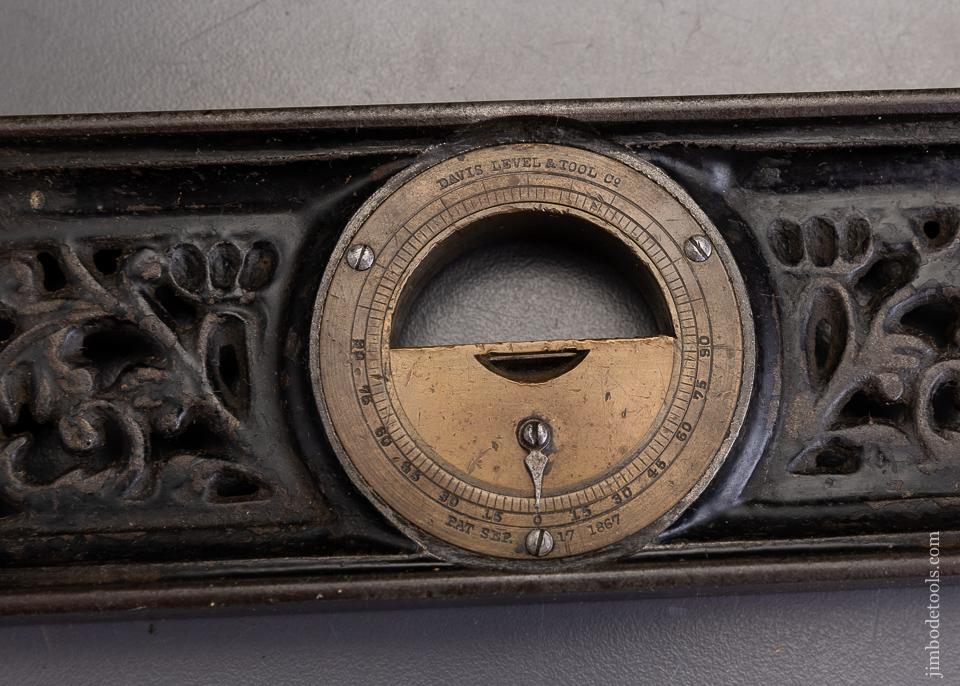 Fine 7 Inch DAVIS Ornate Inclinometer Level - 95963