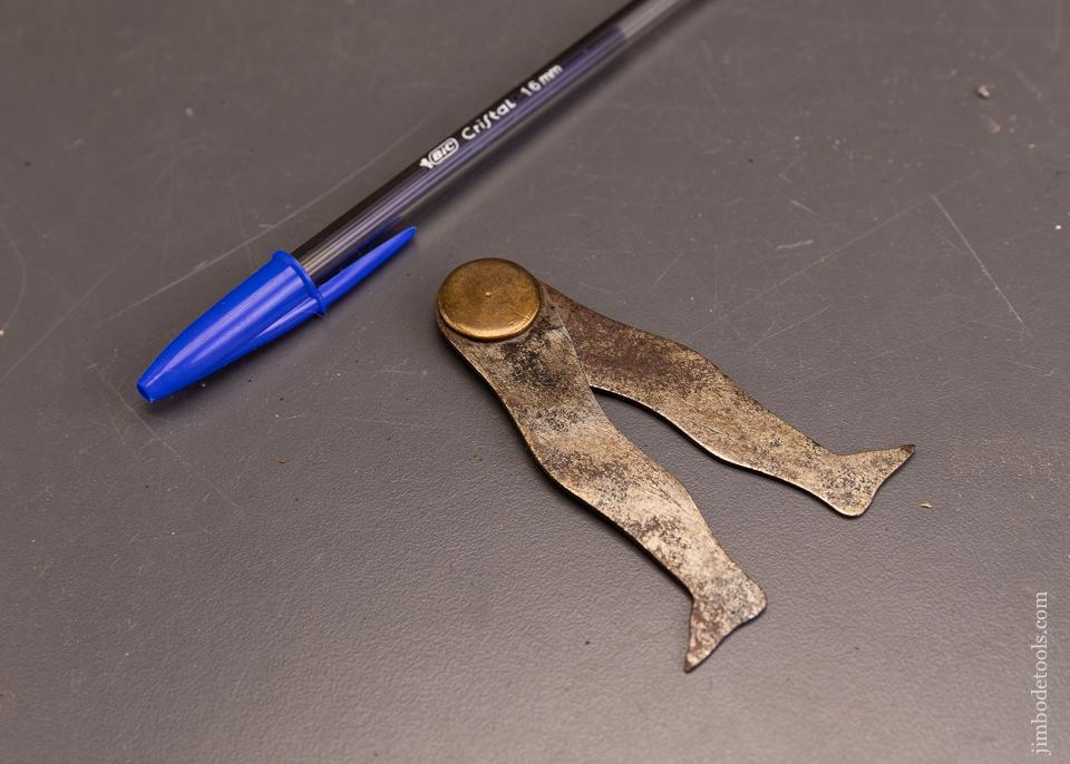 Cool Brass and Steel Lady Legs Calipers 3 1/4 inch - 95988