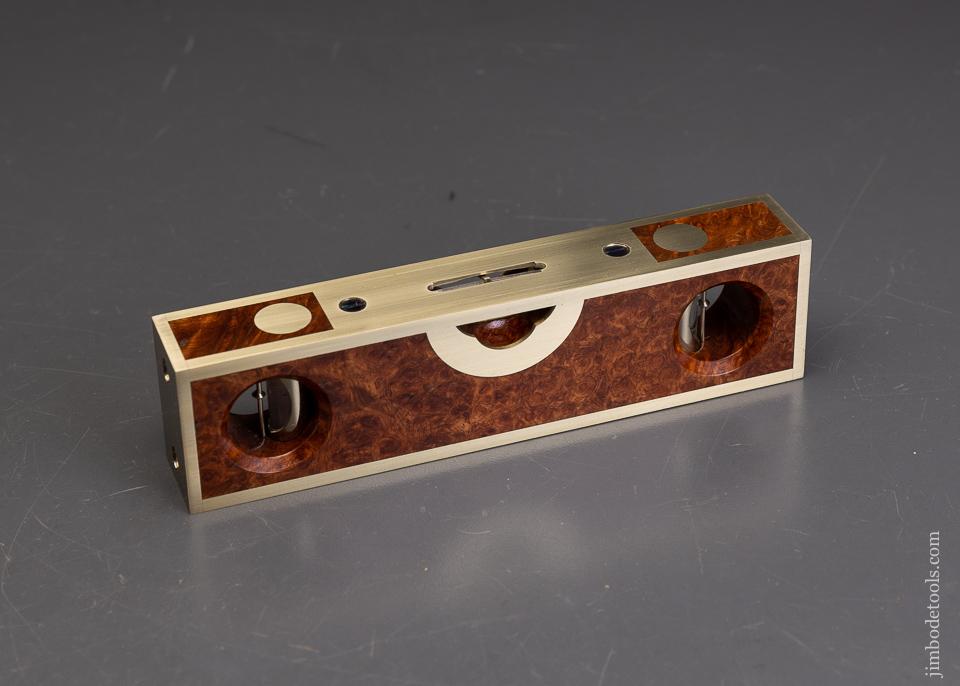 Stunning Amboyna Burl STRATTON BROS. Level by BARRY WEAVER - EXCELSIOR 95997