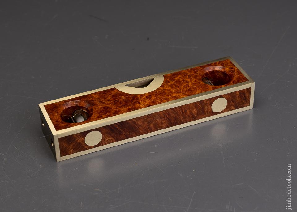 Stunning Amboyna Burl STRATTON BROS. Level by BARRY WEAVER - EXCELSIOR 95997