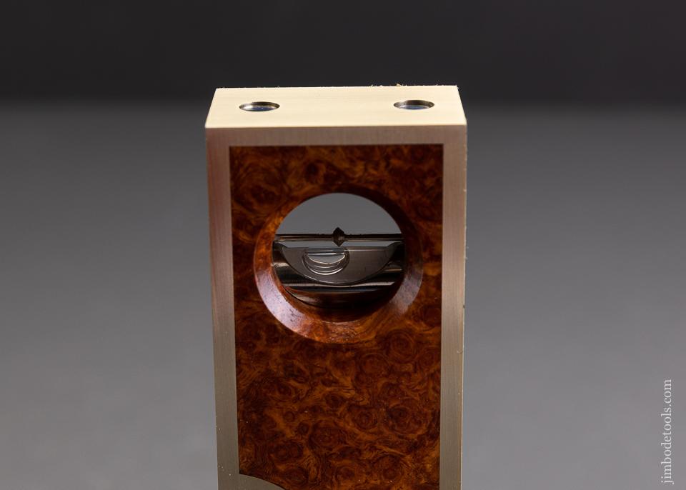 Stunning Amboyna Burl STRATTON BROS. Level by BARRY WEAVER - EXCELSIOR 95997