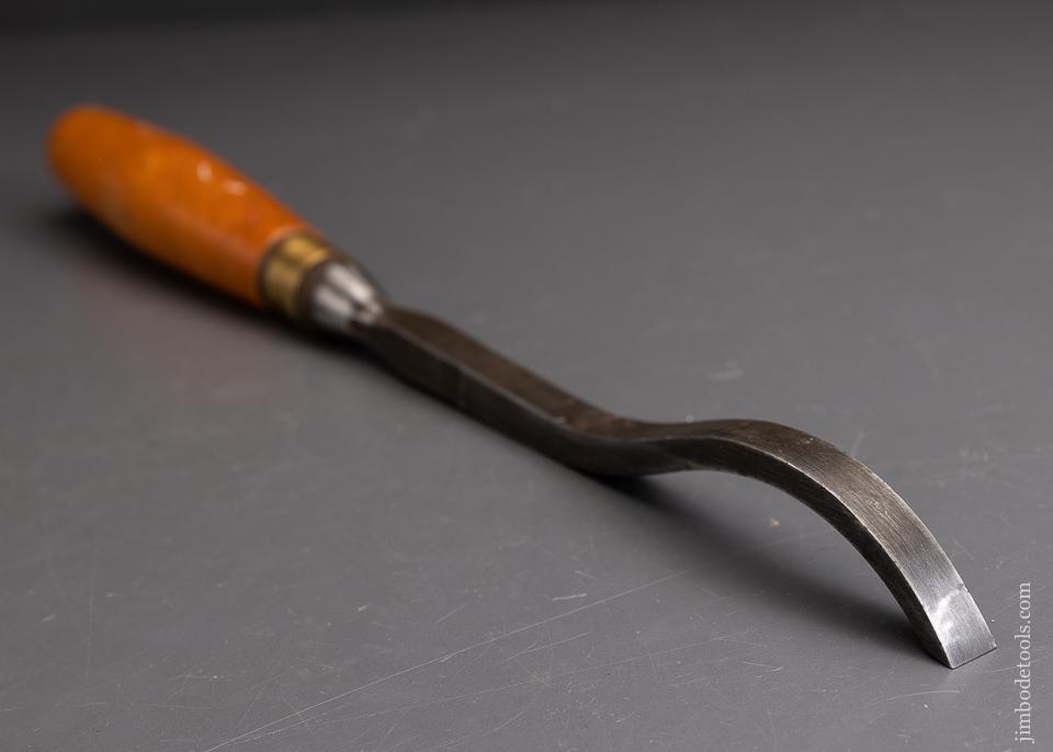 Extra Fine Boxwood Handled Swan Neck Mortise Chisel by I. SORBY - 95999