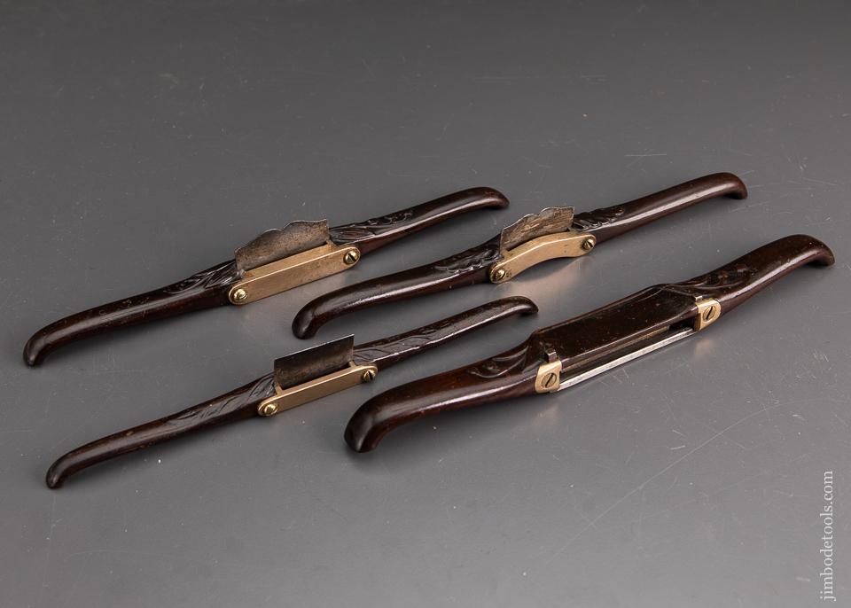 Legendary Set of Four carved Rosewood Shaves - EXCALIBUR 95