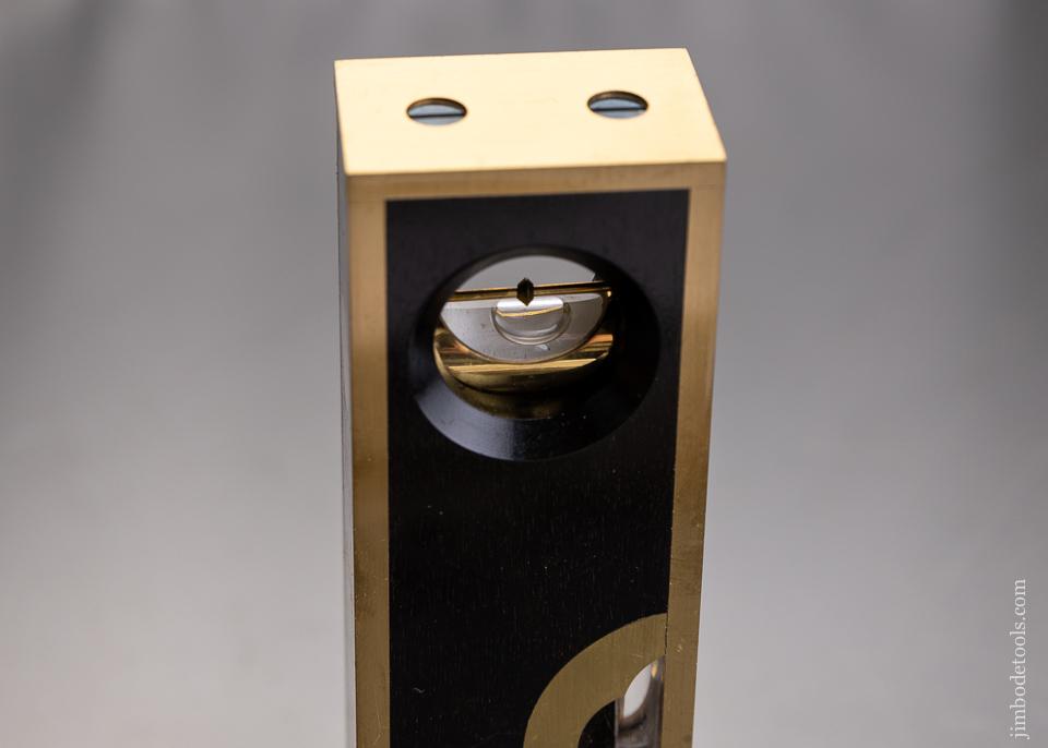 Magnificent 6 inch STRATTON BROS. Level in Ebony by BARRY WEAVER - 96005