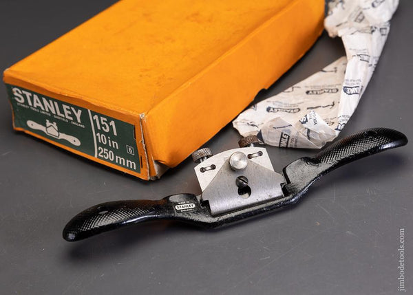 STANLEY No. 151 Round Bottom Spoke Shave Mint in Box - 96032