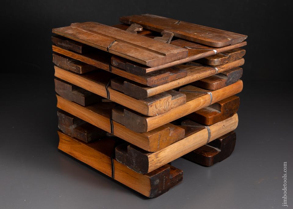 Complete Working Set of 18 Hollows & Rounds Molding Planes EVENS-  96059