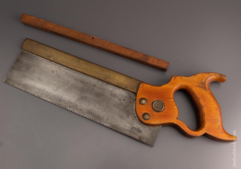 DISSTON No. 5 Brass Back Tenon Saw - 96068