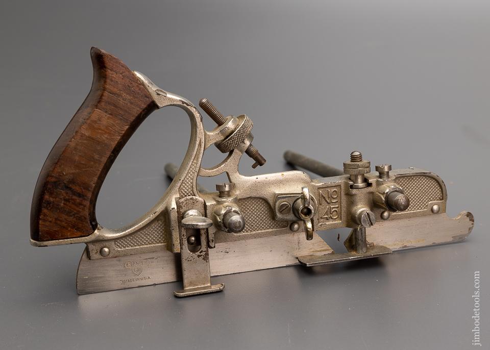 Good User STANLEY No. 45 Combination Plow Plane - 96088
