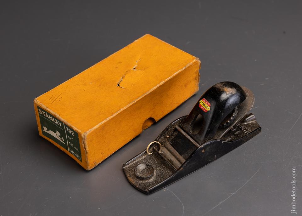 STANLEY No. 102 Block Plane Near Mint in Box - 96091