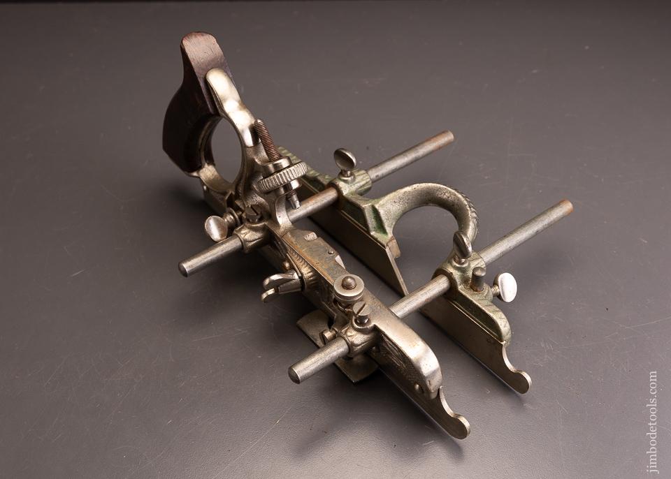 Very fine STANLEY N0. 45 Combination Plow Plane in its Original Chestnut Box 100% Complete - 96105