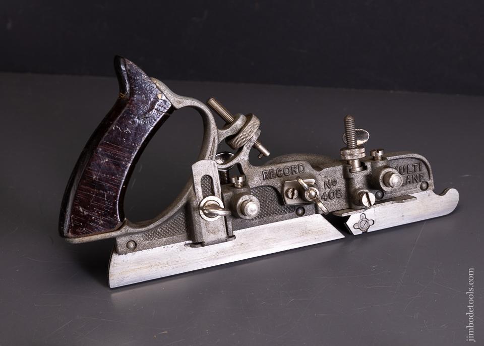 RECORD No. 405 Combination Plow Plane 100% Complete in Original Box - 96124
