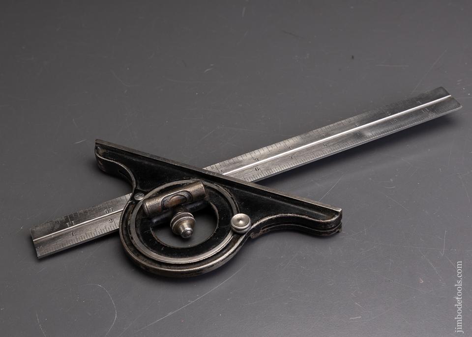 Extra Fine STARRETT  Protractor on Mint No. 4R Grad Scale - 96129