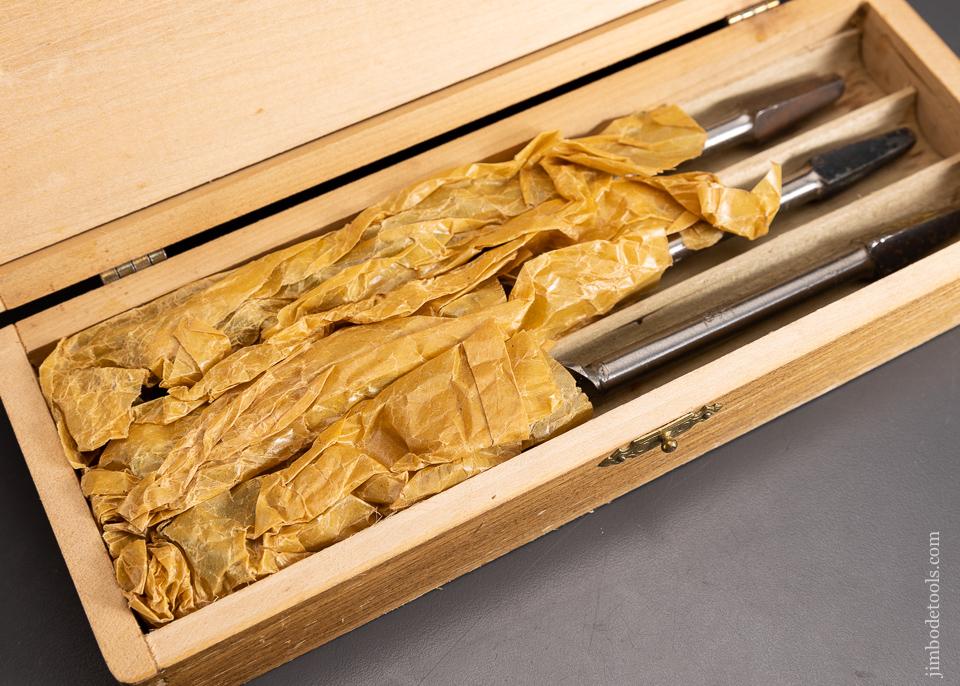 Mint in Box Unused Complete Set of 13 RUSSELL JENNINGS Auger Bits in Original Three Tiered Box - 96138