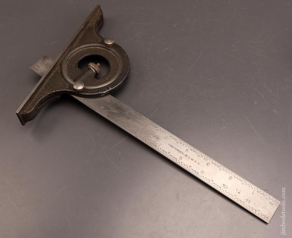 Fine BROWN & SHARPE Protractor Square 12 inch - 96139