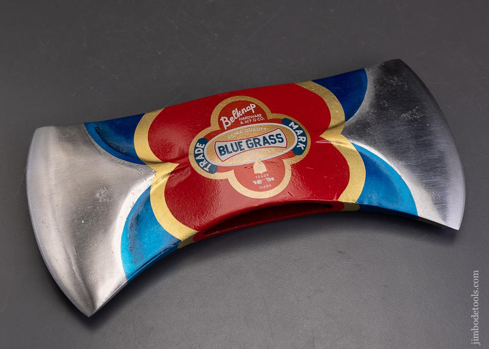 Stunning Bluegrass Double Bit Axe in Full Paint Restored - EXCELSIOR 96148