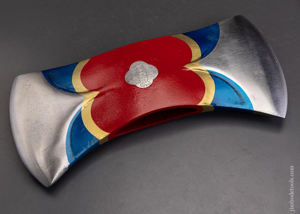 Stunning Bluegrass Double Bit Axe in Full Paint Restored - EXCELSIOR 96148
