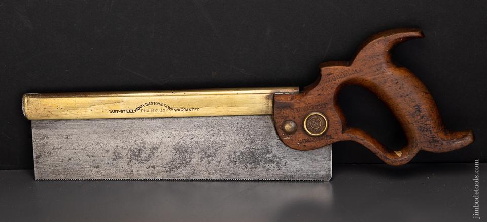 Rare and Just Sharpened DISSTON No. 5 Brass Back Dovetail Saw - 96161
