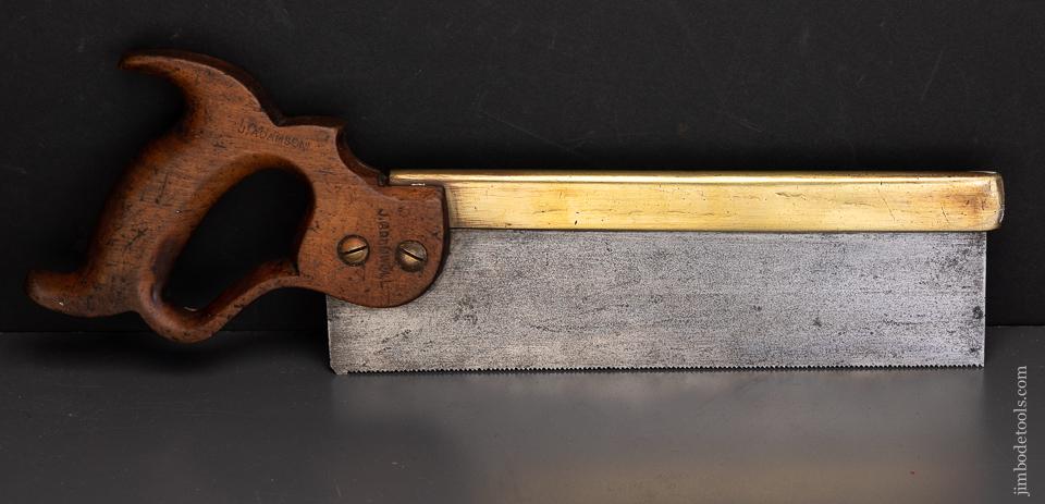 Rare and Just Sharpened DISSTON No. 5 Brass Back Dovetail Saw - 96161
