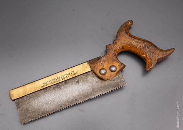 MARPLES 8 inch Open Tote Dovetail Saw Brass Back - 96191