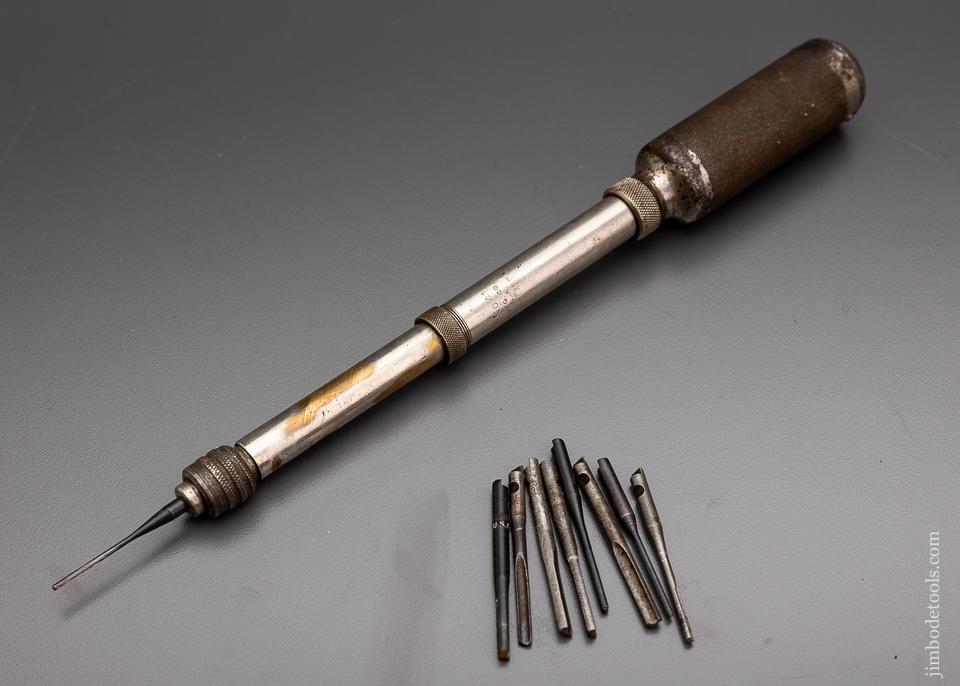 STANLEY YANKEE No. 41 Automatic Push Drill with all 8 Bits - 96233