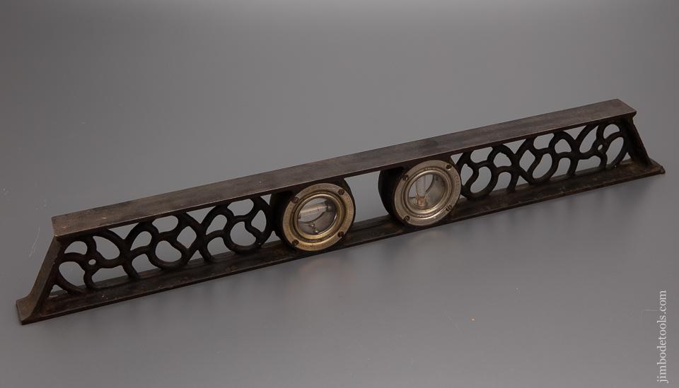 Rare 2 Foot DAVIS & COOK Pretzel Level 1903 Patent - 96242
