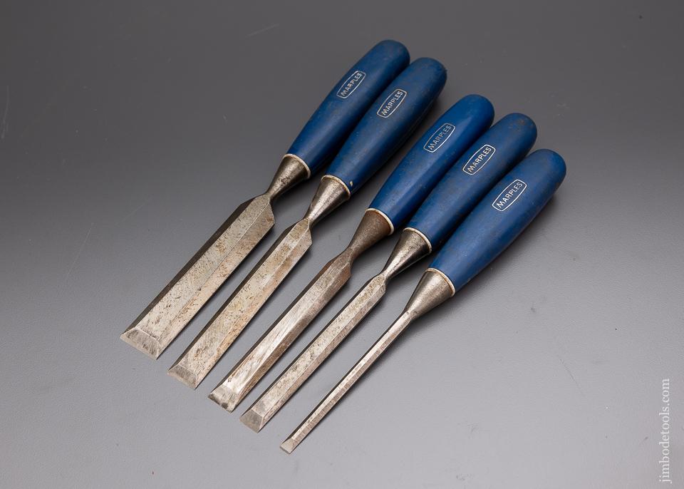 Great User Set of 5 MARPLES Blue Chip Chisels - 96249 – Jim Bode Tools