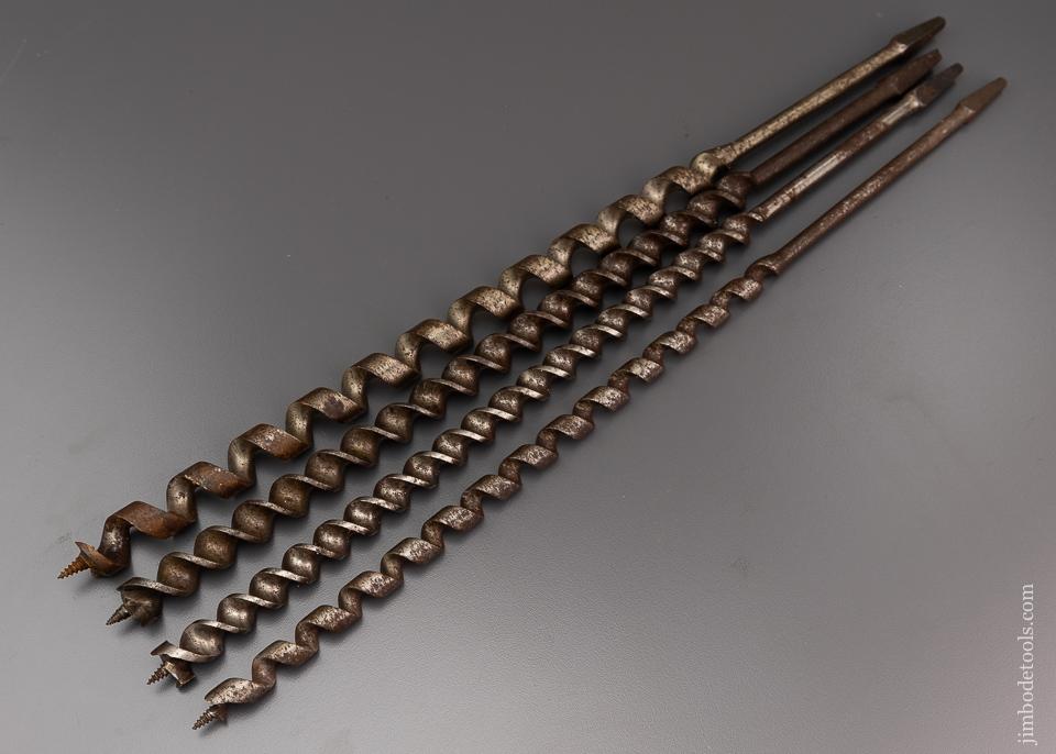 Good User Set of 4 Extra Long Auger Bits 18 inches long - 96259