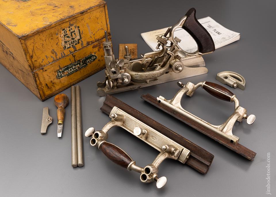 STANLEY No. 55 Combination Plane 100% Complete in its Original Tin Box - 96260