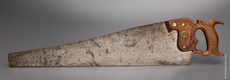 Scarce DISSTON No. 112 London Spring Hand Saw - 96269